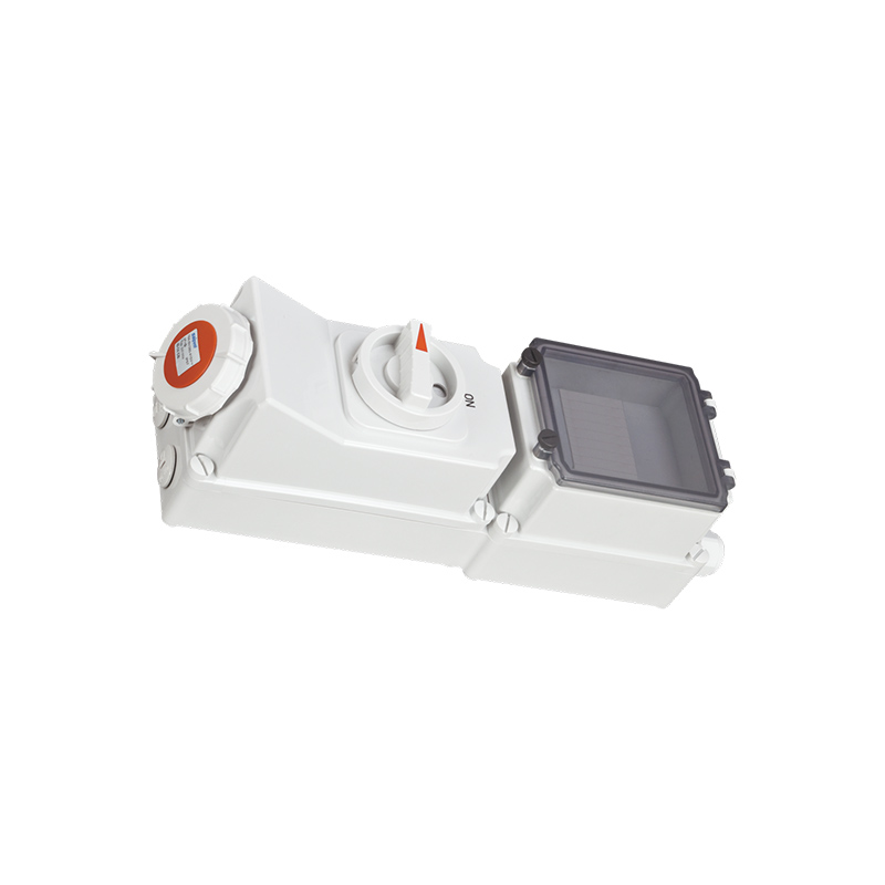 IP67 female industrial plug with Control Box type